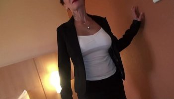 Busty milf filled with thick cock and jizz